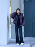 波司登（BOSIDENG）冬季90绒羽绒服女士泡芙加厚连帽外套商场热卖同款保暖外套 布朗咖7A11 S 160/84A充绒量238g 体重约110-125斤 实拍图