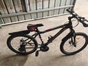 金武端自行车成人山地车公路赛车单车骑行变速超轻越野中学生初中青少年 旗舰版-辐条轮-黑红色 24寸21速 实拍图