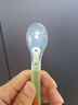 婧麒（JOYNCLEON）宝宝锯齿双头刮泥勺辅食餐具儿童水果挖刮泥勺 绿 JYP127443饭盒 实拍图