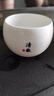 羊脂玉瓷品茗杯陶瓷茶杯功夫茶具日式龙蛋杯功夫单杯主人杯送礼 羊脂玉瓷主人杯-清欢-140ml 实拍图