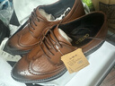 卡帝乐鳄鱼（CARTELO）皮鞋男士牛皮商务休闲正装结婚英伦布洛克雕花男鞋 6533 茶色 40  实拍图