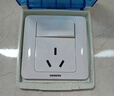 西门子（SIEMENS）开关插座 16A三孔带开关插座 暗装面板 远景雅白色5UB02021CC1 实拍图