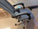 奥伦福特 电脑椅 办公椅子 靠背椅 可躺电竞椅家用人体工学网布椅转椅 灰色可躺+搁脚 实拍图