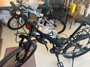 凤凰（Phoenix）可折叠山地车自行车成人男女新款式学生12到18岁变速越野软尾单车 折叠双避震【密封全轴承】钢架/辐条轮炫彩 26寸-27速【身高158-188cm】 实拍图