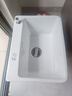 京浴 加高脚拖把池一体盆家用陶瓷洗拖布池墩布池小号阳台拖把池 单盆：50x38x41cm 实拍图