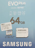 三星（SAMSUNG）64GB TF(MicroSD)存储卡 EVO白卡 U1 A1 V10 手机平板行车记录仪游戏机switch内存卡 读速160MB/s 实拍图