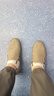 老北京布鞋男士牛筋底软底防滑耐磨透气帆布鞋驾车工作鞋防臭男士 驼色【透气耐磨】 40【标准布鞋码】 实拍图