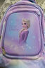 迪士尼（disney）书包小学生1-3年级减负护脊一体开合女孩儿童双肩包艾莎公主橙色 实拍图