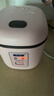半球（PESKOE）电饭煲1-2人小型迷你不粘内胆多功能家用小功率1.2L电饭锅HL12-A 粉红 实拍图