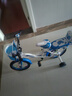 鑫旺彤自行车儿童3-6-10岁单车男女童轻便脚踏车辅助轮5岁女孩车公主车 蓝色【加宽加大坦克轮】 14寸 适合身高95-115cm 实拍图
