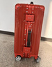 网易严选3.0升级铝框小金刚PC拉杆箱商务行李箱旅行箱宝石红*亮面24英寸 实拍图