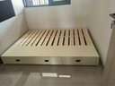 牧菲亚榻榻米无床头床排骨架床架小户型定制床 实木床架+抽屉 1.5米*1.9米 实拍图