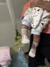 舒贝怡婴儿衣服内衣套装儿童睡衣宝宝春夏薄款家居服纯棉对开秋衣蓝100 实拍图