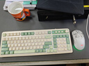狼蛛（AULA）S99无线蓝牙有线三模键盘机械手感 游戏电竞专用RGB背光拼色静音键盘鼠标套装mac电脑键盘 S99原野绿【三模/RGB】+RGB无线鼠标 实拍图