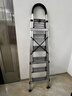 杜邦（DUPONT）铝合金梯子家用多功能登高梯加厚人字梯折叠梯扶梯楼梯爬步伸缩梯 钛银色六步铝梯 实拍图