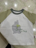 戴维贝拉（DAVE＆BELLA）夏季童装男童t恤儿童短袖女童上衣纯棉衣服宝宝体桖半袖夏装服装 小熊印花【现货】 130 cm（建议身高120-130cm） 实拍图