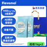 风车牧场全脂牛奶粉1KG*2袋 高钙学生中老年奶粉成人早餐奶家庭装 实拍图