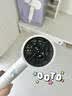 奥克斯（AUX）宿舍吹风机800W小功率学生专用电吹风宿舍专用不跳闸负离子护发风筒大风力速干吹风筒轻音便携款 开学必备【800W宿舍可用】-负离子款 象牙白 实拍图