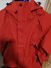 【骆驼同款】三合一冲锋衣夹克男女款户外工装防风防水宽松外套男 朱雀红 【单外套】 S （95-110斤）男女通用 实拍图