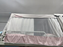 本屋创品学生宿舍遮光床帘蚊帐一体式上下铺专用高低床挡帘 珊瑚粉【五面强遮光+三开门】 190cm*90cm 0安装上铺-高度可调 实拍图