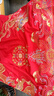 慕澜嘉私（MULANJIASI）婚庆四件套大红结婚刺绣套件婚礼婚床被套新婚绣花喜被床上用品  皇家龙凤 1.8米床【被2*2.3】四件套 实拍图