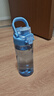 乐扣乐扣（LOCK&LOCK）人鱼线塑料水杯运动水杯夏天便携水壶带刻度提手男女水杯子 天空蓝520ml 实拍图