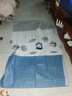 韩娜（Hanna）浴帘布浴室隔断帘洗澡帘免打孔套装卫生间窗帘门帘淋浴防水防霉 文艺熊猫（保暖防水-防霉不透） 单帘120宽*180高+挂环（不含杆） 实拍图