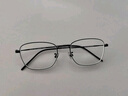 普莱斯（pulais）近视眼镜男女防蓝光辐射可配品牌镜片超轻纯钛眼镜框架5313黑色 实拍图