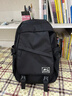 回力（Warrior）书包男初中生大容量高中生大学生书包减压多功能电脑包女双肩背包 黑色 实拍图