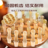 采药师牛角按摩梳子绿檀木经络刷头皮部按摩器腹部小肚子刮痧肩颈椎落枕 实拍图