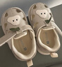 牧童儿童凉鞋宝宝学步鞋女夏镂空透气机能鞋婴儿防撞鞋子男 奶油灰22 实拍图