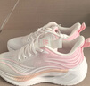 回力官方女鞋网面透气运动鞋女夏季新款休闲舒适软底鞋子女 白粉  40 实拍图