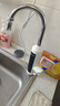 美菱（MeiLing）电热水龙头快速热水龙头电热水器冷热两用电加热水龙头厨房卫生间小厨宝 【智能数显】雪山白+安全插头+万向喷头 实拍图