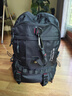 SWICKY双肩包男士大容量出差商务通勤背包多功能旅行行李包户外登山包 黑色 小号65L带鞋仓+干湿分离 实拍图