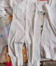 优奇婴儿衣服夏季薄款纯棉连体衣新生幼儿睡衣宝宝纱布哈衣夏装空调服 夏款【闭档】奶白 80cm 实拍图