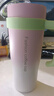 几物森林 保温杯男女士大容量保温保冷巨型不锈钢超大吸管杯渐变粉1.25L 实拍图