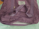 旅行包大容量女超大拉杆手提出差便携待产收纳包运动健身包行李袋 紫色 14L 实拍图