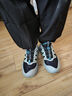 鸿星尔克（ERKE）童鞋男女童抽绳运动鞋儿童中大童越野跑鞋新品黑土地/烟雨蓝38 实拍图