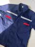 耐典防静电工作服套装夏季短袖劳保服男女汽修工程服厂服定制 藏蓝165 实拍图
