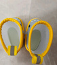 SEVEN ONLY OLINE儿童雨鞋女童防水防滑可爱鲨鱼宝宝雨靴女孩幼儿园水鞋 柠檬黄 14 cm内长【140】脚长约13穿 实拍图