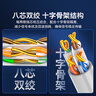 山泽六类千兆网线【0.51±0.008mm纯铜芯】CAT6类非屏蔽双绞线 工程家装网络POE监控布线100米 BH6100 实拍图