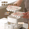 佰好佳冰块模具按压冰格家用制冰盒储存盒食品级冰箱自制冰器冻冰块神器 【赠冰夹】双层48格抽拉式制冰桶 秒速脱冰+便携手提制冰器 实拍图