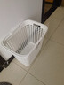 爱丽思（IRIS） 脏衣篓浴室大号脏衣篓塑料洗衣篮装脏衣服污衣篮子桶收纳筐衣篮 【硬质】双提手镂空-白色大号 实拍图