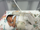 coolbaby婴儿床多功能可折叠可移动拼接床带尿布台蚊帐宝宝床 全家桶 实拍图