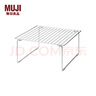 MUJI 不锈钢水槽下收纳架 置物架 整理 厨房用具 卫生间 特大 / 长37*宽37*高19cm 实拍图