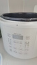 美的（Midea）电压力锅5L家用4-6人0涂层精钢胆高压电饭锅 全自动智能预约开盖火锅煲汤煮粥MY-E5622双胆电饭煲 实拍图