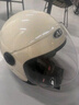 AD新国标3C认证电动车头盔男女士四季通用电瓶车安全帽女款夏季双镜防晒骑行轻便半盔165-1磨砂黑 实拍图