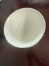洁雅杰陶瓷面碗个人专用白瓷碗中式6英寸高脚米饭碗 4只装 新骨瓷 实拍图