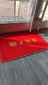 迪茵（DIYIN）欢迎光临地垫红色60*90cm 入户门门垫门口脚垫丝圈迎宾防滑垫 实拍图