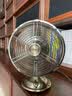 西佑风扇家用床头扇复古怀旧桌面风扇仿古台式小风扇小型轻奢纯金属古铜复古轻音风扇 实拍图